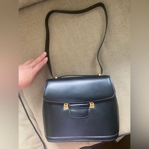 Bally Black Leather Shoulder Bag